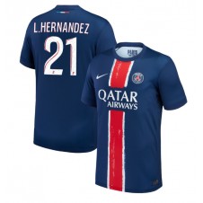 Paris Saint-Germain Lucas Hernandez #21 Hemmatröja 2024-25 Korta ärmar